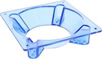 InLine Ventilator adapter, 120mm op 70/80/90mm, voor warmteafvoer, acryl