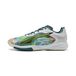 PUMA Accelerate NITRO™ SQD 4 Berlin handbalschoenen uniseks, Grijs/Geel/Zilver, Maat 37,5
