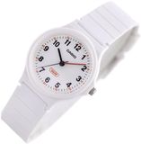 Casio LQ-24B-7BDF Dameshorloge - Wit - Analoog - Quartz