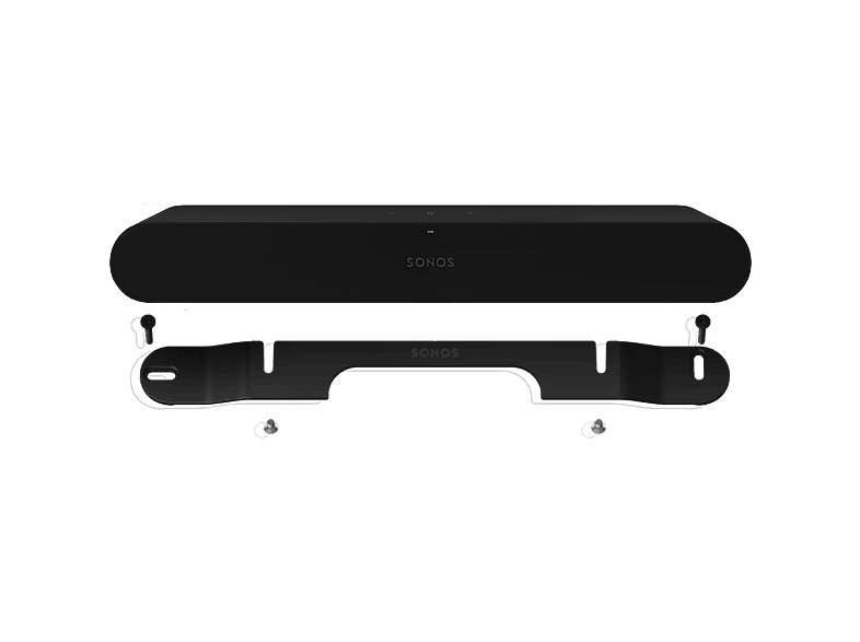 Sonos Ray Soundbar + Muurbeugel Zwart Audio Bundle