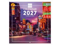 Finocam International Wall Calendar 2027 | Traveling Images | Monthly calendar. Planning, Organisation, Time Management & Productivity
