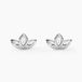 Histoire d'Or Malva Boucles D'oreilles Puces Argent Blanc Oxyde De Zirconium