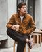 Superdry Homme Veste Workwear Ranch Coupe Décontractée Brown Taille: Xxxl