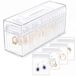 HOMEHIVE Acryl Sieraden Doos Organizer, Clear Sieraden Organizer Houder met 20 Draagbare Anti Aanslag Sieraden Tassen, Reizen Sieraden Case voor Oorbellen/Ringen/Kettingen/Armband Gift voor Vrouwen