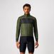 Castelli Unlimited Puffy Jacket Heren Groen Grijs - UNLIMITED PUFFY JACKET LIGHT MILITARY GREEN DARK GRAY - 2XL