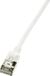 Merkloos LogiLink CAT6a U/FTP Ultraflex Netwerkkabel, 0.5M, Wit