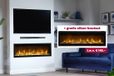 Dimplex Ignite Evolve 50 Cheminée électrique Noir + Ensemble de bûches en chêne gratuit