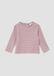 s.Oliver T-shirt Manches courtes Col rond Rose Rayé Coton Ajusté Unisexe Enfants 62