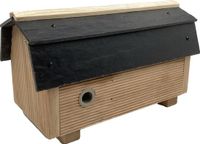 Garden Spirit Hommelhotel met leien dakje 14 x 29 x 17 cm Insectenhotel