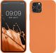 kwmobile telefoonhoesje geschikt voor Apple iPhone 12 / iPhone 12 Pro - Back cover in warme abrikoos