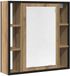vidaXL Badkamerspiegelkast Artisan-Eikenhout, 60x16x60 cm, houtvezel