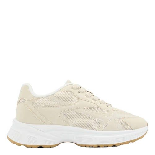 Graceland chunky imitatieleren sneakers beige