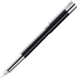 LAMY scala Vulpen 079 | Zwart Glanzend | 14 kt. Gouden Penpunt EF | Incl. T10 Inktpatroon Blauw