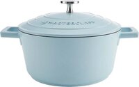 MasterClass Hemelsblauwe Aluminium Braadpan - 2.5L - Blauw - 21cm - Met Deksel