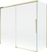 Mexen Rox badwand 2-delige schuifbare 170 + 80 x 150 cm, transparant, goud