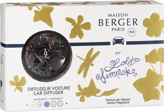 Lampe Berger Autoparfum - Car diffuser Lolita Lempicka Gun metal - 2 stuks