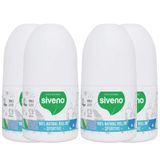 Siveno 100% Natuurlijke Roll-On Deodorant Sportive Voordeelverpakking (4-delig)