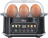 Olvy Smart Egg Cooker - Black - 6 Eggs - LCD Display - Timer - Electric - Dishwasher Safe