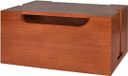 Boîte organisatrice de câbles sans marque - Rangement de fils - Organisation de bureau - Design en bois - Grand - Bois naturel