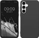 kwmobile telefoonhoesje geschikt voor Samsung Galaxy A55 5G - Hoesje voor smartphone - Back cover in donkergrijs