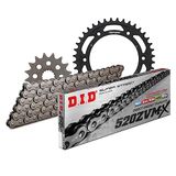 Kettingset DID Kettingset staal 520ZVM-X / 118 klinknagel slot voor KTM LC4 EXC EGS SX Enduro 620/640 cc Bj. 1997-2007