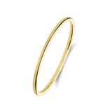 Lucardi Dames 14 karaat geelgouden ring smal