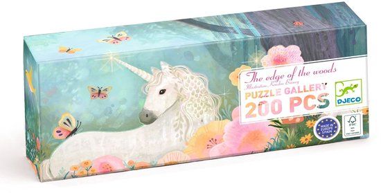 Djeco Eenhoorn in het Bos Puzzel 200 Stukjes - Leeftijd 6+