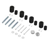 LuxeBath Beugel voor design radiator zwart mat voor rechte modellen