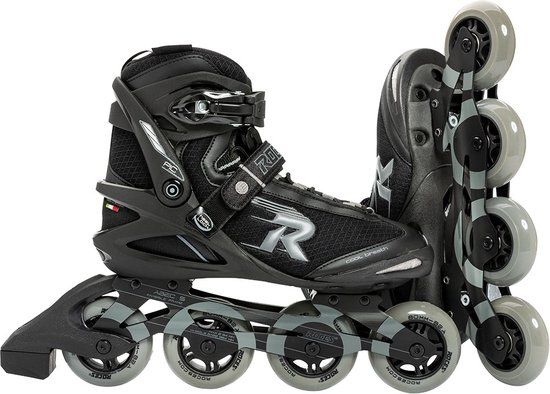 Roces Pic Tif 80 Inline Skates - Zwart/Grijs - Maat 37