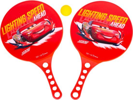 Cars 3 Cars Strand Tennisset - Rood - Kunststof - 2019