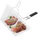 Panier à grillades portable en acier inoxydable pour barbecues