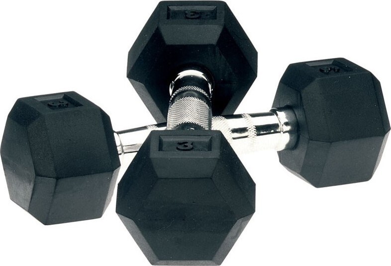 Muscle Power Hexa Dumbell - 42.5 kg - Per stuk