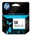 HP 28 Original Ink Cartridge - Cyan, Magenta, Yellow - 1 Pack