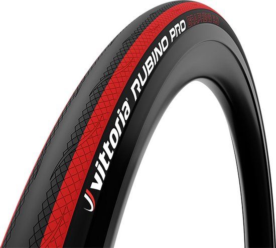 Vittoria Rubino Pro 700x25c Vouwband - Rood - Racefietsband
