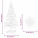 vidaXL Kerstboom KOTKA 90 cm Massief Grenenhout Naturel