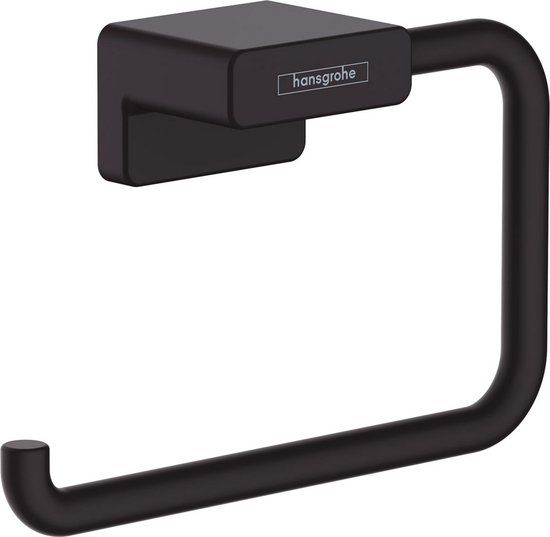 Hansgrohe AddStoris Closetrolhouder - Mat Zwart - Zonder Klep