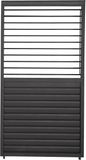 MIRADOR 111 Draaibare Lamellenwand 1,23 m Aluminium Antraciet
