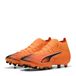 PUMA Chaussures de football Ultra 6 Match+ FG/AG WN pour femme, Heat FIRE Black-Glowing Red, 41 EU, Heat Fire PUMA Noir/rouge brillant, 42 EU