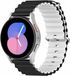 By Qubix Qubix Garmin Venu / Sq / Sq2 / 2 plus - Ocean Style bandje - Zwart / wit