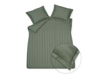 Vandyck Purity 86 Stripe Dekbedovertrek 2-persoons (200x200/220) sage green
