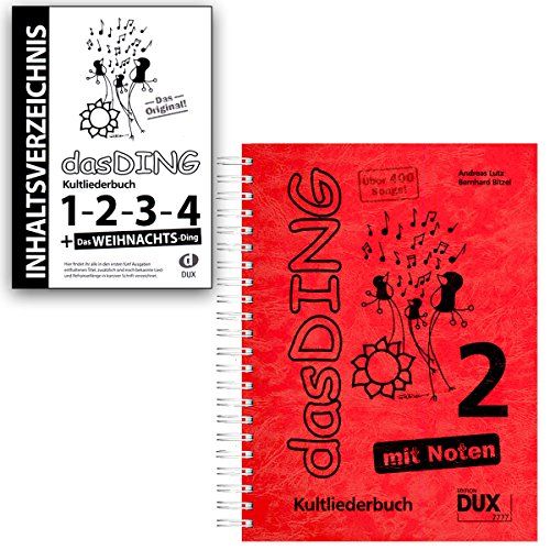 Edition DUX De DING Band 2 met noten + originele inhoudsopgave - Banden: 1-2 - 3-4 - The Christmas Ding - Verlag D777 9783868491852 - 4051355386543