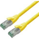 ROLINE RM Patchkabel Cat.6A S/FTP (PiMF), geel, 10 m