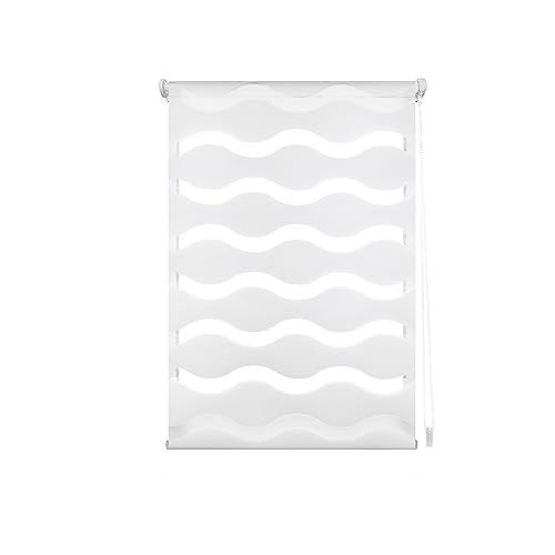 Decorblind Dubbellaags Rolgordijn - 62x150cm - Wit