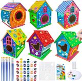 Maison d'oiseaux Kit 6 Pack, Kit de bricolage pour enfants