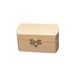 Rayher 62292000 houten kist half ovaal FSC Mix Credit, 10x6cm