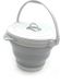 Shenzhen Haorui Industrial Technology Co., Ltd. Seau à poisson pliable avec couvercle de verrouillage - cuve ronde pliable - seau d'eau portable en plastique - peu encombrant - pot d'eau extérieur - 10 litres - gris