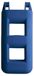 Majoni Échelle 2 marches Pare-chocs Bleu 250 x 120 x 550 mm