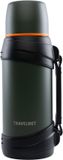 Travelnet Thermosfles XXL PRO 2L Groen RVS