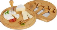 Merkloos Relaxdays Kaasplank 5-delige set