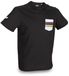 GES T-shirt Arco Iris Zwart Katoen Gestreept Korte Mouw S Unisex Lente/Zomer 2025